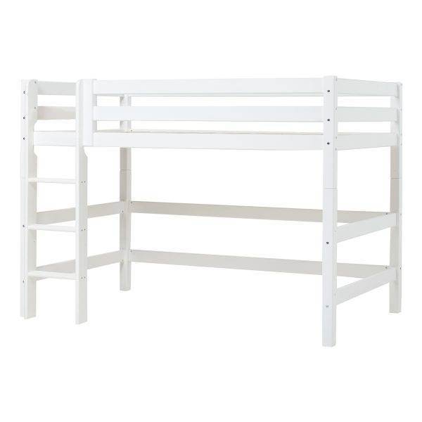 Hoppekids ECO Luxury middenhoog bed 120x200 cm, Wit