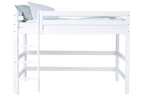 Hoppekids ECO Luxury middenhoog bed 120x200 cm, Wit - Afbeelding 5
