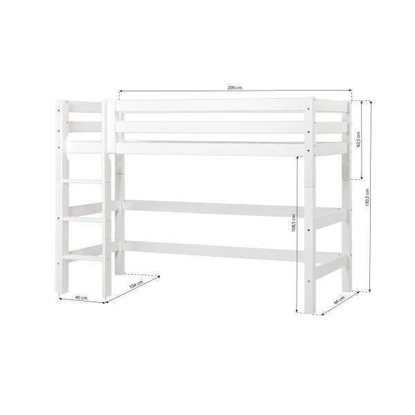 Hoppekids ECO Luxury hoogslaper 90x200cm flex - Afbeelding 5
