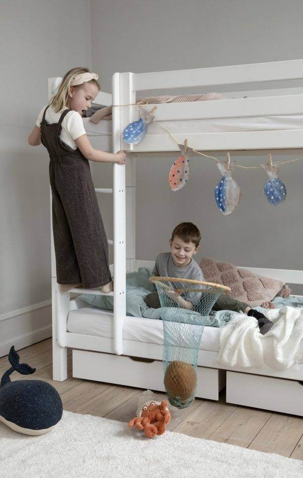 Hoppekids ECO Luxury hoogslaper 90x200 cm, Wit - Afbeelding 3