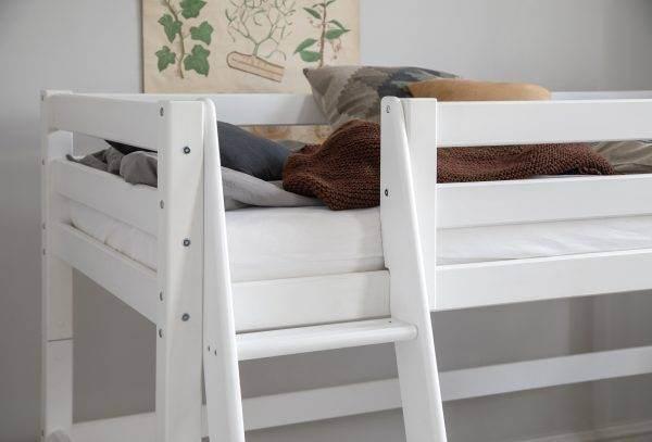 Hoppekids ECO Luxury hoogslaper 90x200cm flex schuine ladder - Afbeelding 3