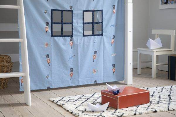 Hoppekids Tin Soldier Gordijn voor halfhoog bed 70x160 cm - Afbeelding 3