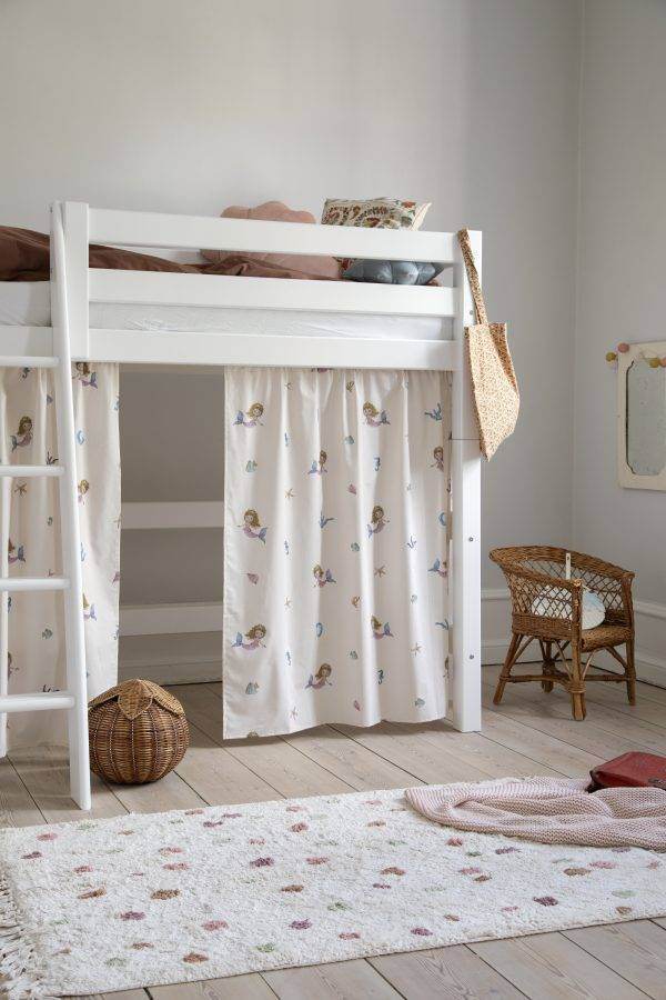 Hoppekids Zeemeermin gordijn voor halfhoog bed 70x160 cm - Afbeelding 4