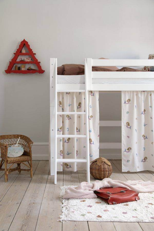 Hoppekids Zeemeermin gordijn voor halfhoog bed 70x160 cm - Afbeelding 3