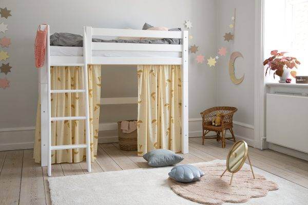 Hoppekids ECO Luxury hoogslaper 70x160cm schuine ladder - Afbeelding 4