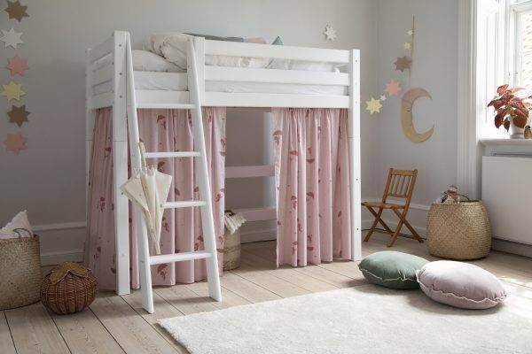 Hoppekids Ole Lukoie gordijn voor halfhoog bed, Rood - Afbeelding 2