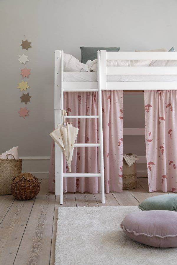 Hoppekids Ole Lukoie gordijn voor halfhoog bed, Rood - Afbeelding 5