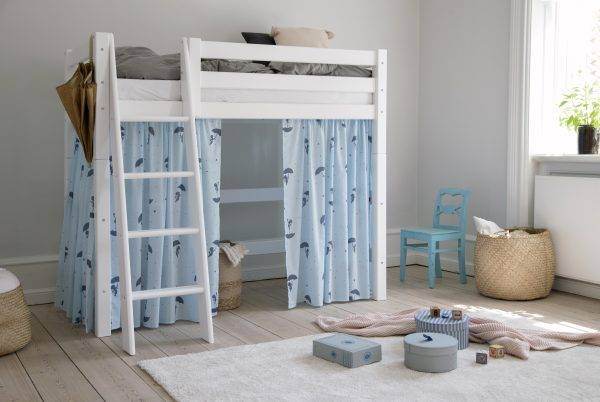 Hoppekids Ole Lukoie gordijn voor halfhoog bed, Blauw - Afbeelding 2
