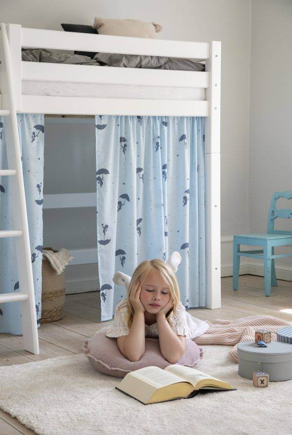 Hoppekids Ole Lukoie gordijn voor halfhoog bed, Blauw - Afbeelding 3