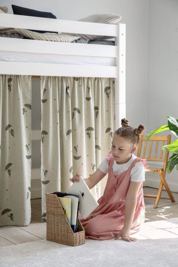 Hoppekids ECO Luxury hoogslaper 70x160cm schuine ladder - Afbeelding 3