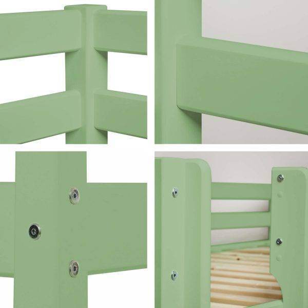 ECO Comfort halfhoogslaper 90x200cm Pale Green - Afbeelding 4