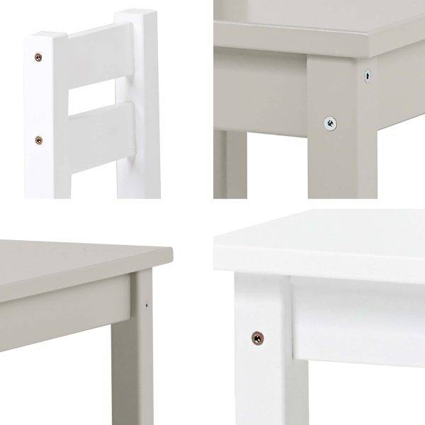 MADS kinder set 1 tafel/1 stoel, Barok rose - Afbeelding 3