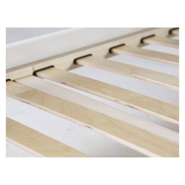 Hoppekids ECO Luxury hoogslaper 90x200 cm, Flexibele lattenbodem, Wit - Afbeelding 7