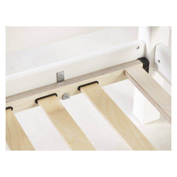 Hoppekids ECO Luxury hoogslaper 90x200 cm, Flexibele lattenbodem, Wit - Afbeelding 8
