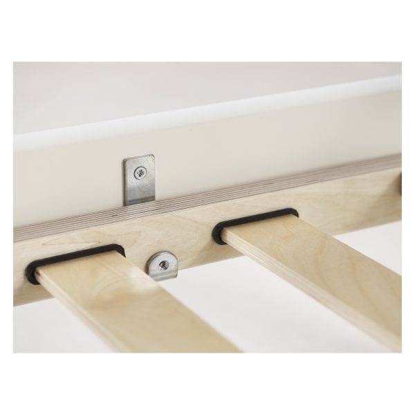Hoppekids ECO Luxury hoogslaper 90x200 cm, Flexibele lattenbodem, Wit - Afbeelding 9
