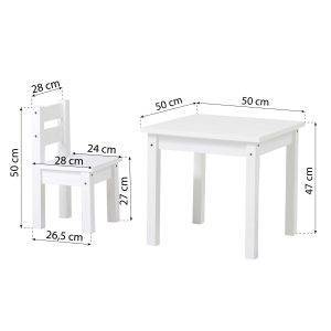 MADS kinder set 1 tafel/1 stoel, Autumn yellow