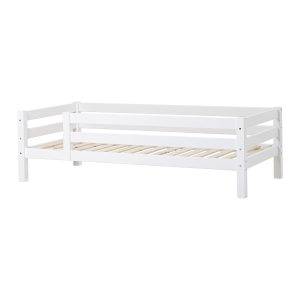 Hoppekids ECO Luxury juniorbed met 3/4 bedhekje 90x200 cm, Wit