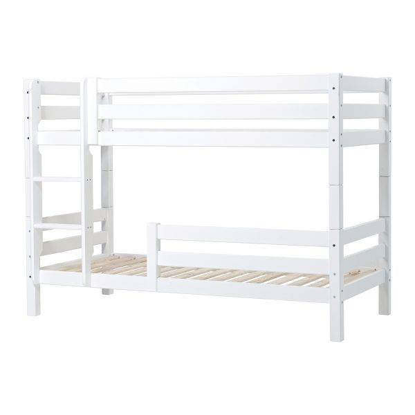Hoppekids ECO Luxe stapelbed 90x190 cm met twee bedrails, Wit