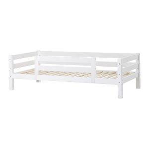 Hoppekids ECO Luxury juniorbed 90x200 cm met 1/2 bedhekje, Wit