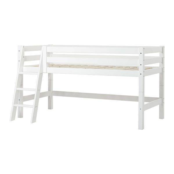Hoppekids ECO Luxury halfhoogslaper 90x200cm schuine ladder