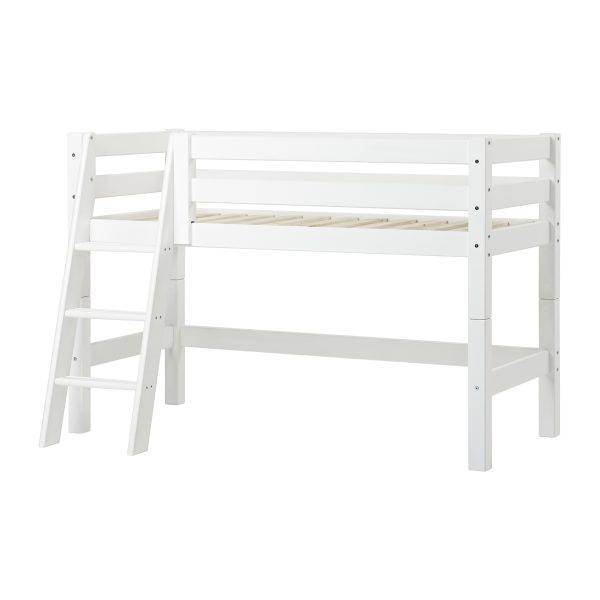 Hoppekids ECO Luxury halfhoogslaper 70x160cm schuine ladder