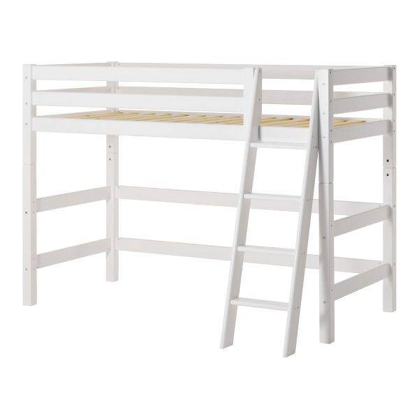 Hoppekids ECO Luxury hoogslaper 90x190cm schuine ladder