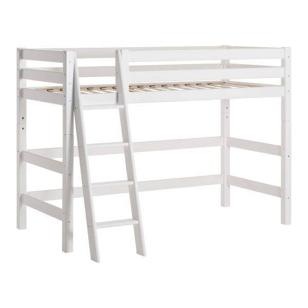 Hoppekids ECO Luxury hoogslaper 90x200cm flex schuine ladder