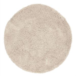 Sasa Vloerkleed Berber – Hoogpolig Tapijt Beige Rond Ø 150