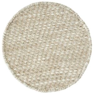 Sasa Vloerkleed Fez – Wollen Tapijt Sand Rond