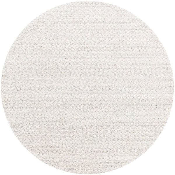 Sasa Vloerkleed Todra – Natuurlijke Structuur Ivoor Rond