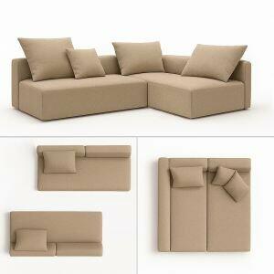 Modulaire slaapbank Bard L2