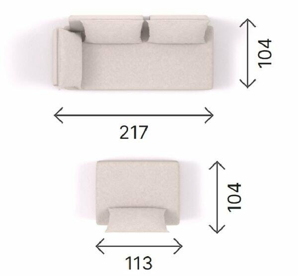 Modulaire slaapbank Delta - Afbeelding 7