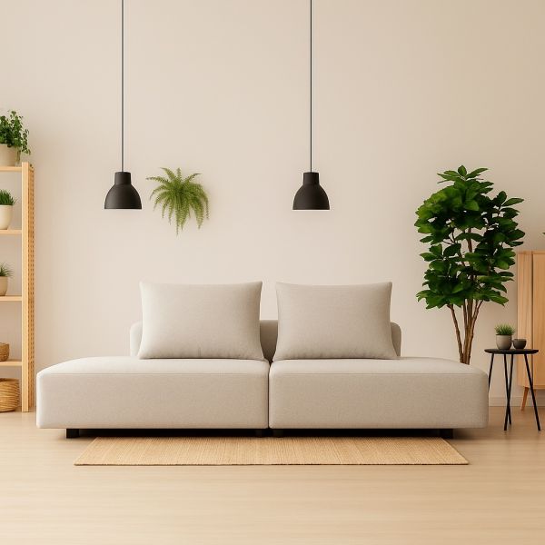 Modulaire slaapbank BonBon S Light Taupe - Serie 2