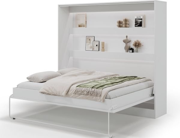 Eltap Devesto 160 horizontaal opklapbed - Wit - Met LED-verlichting