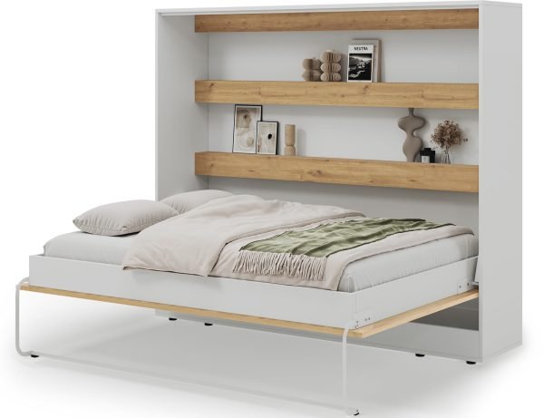 Eltap Devesto 140 horizontaal opklapbed - Artisan eiken - Zonder LED-verlichting